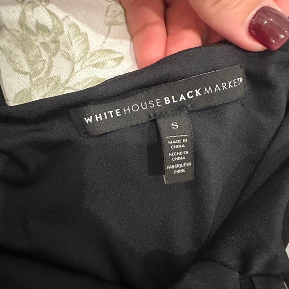 White House Black Market Elegant Black Dress - Picture 2 of 4